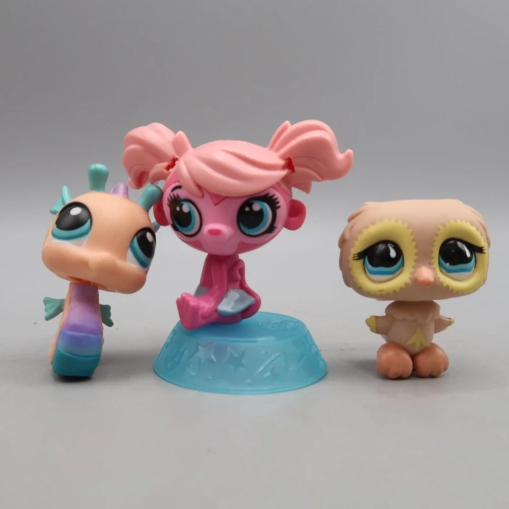 Littlest Pet Shop LPS #638 Armadillo 342 Seal 142 Seahorse 674 Owl 136 Spider ++